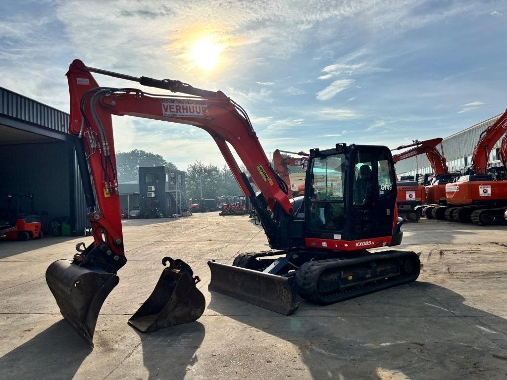 mini-pelle Kubota KX085-5 (1.475h), Enlèvement, Excavatrice