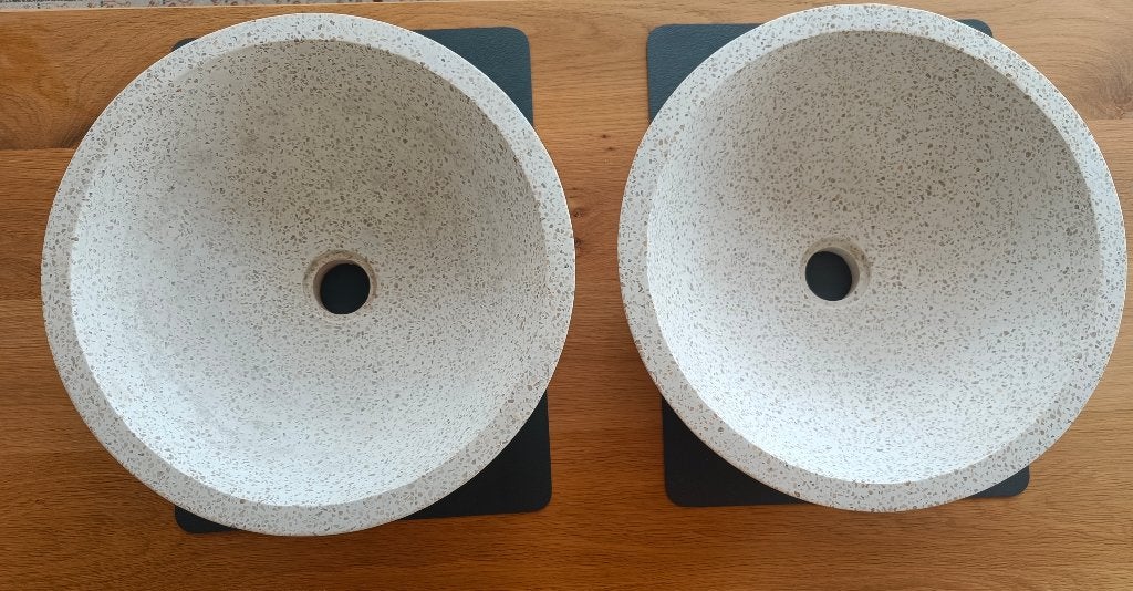 Vasques pour salle de bain - Kave Home Delina, 25 à 50 cm, Lavabo ou Évier, Moins de 100 cm, Enlèvement