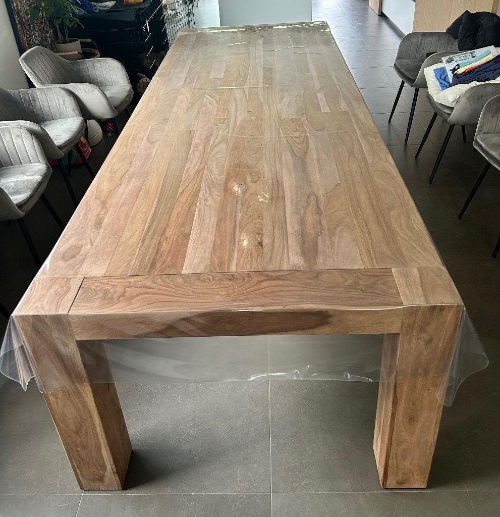 Eettafel, Huis en Inrichting, Ophalen, 100 tot 150 cm, Vijf personen of meer, Rechthoekig