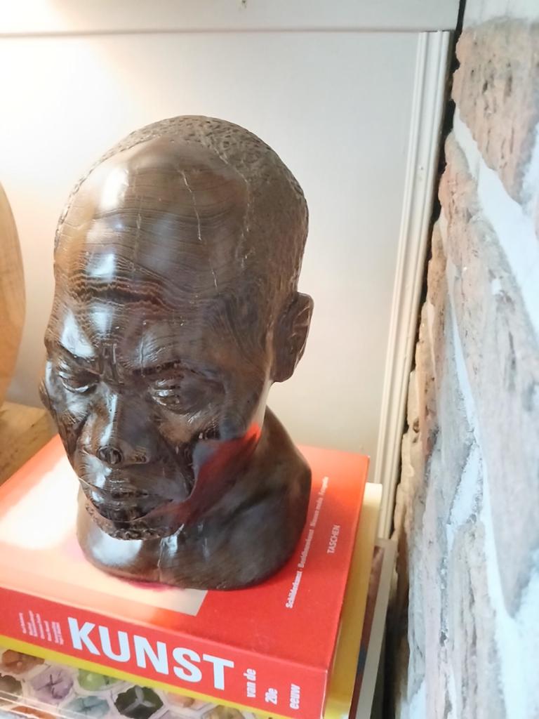 Afrikaans Beeldje 28 cm hoog, Antiek en Kunst, Ophalen of Verzenden