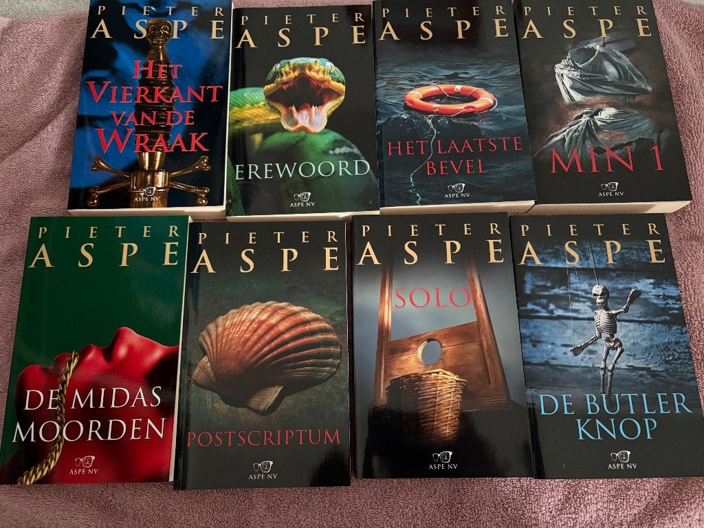 8 nieuwe boeken Aspe, Enlèvement, Neuf