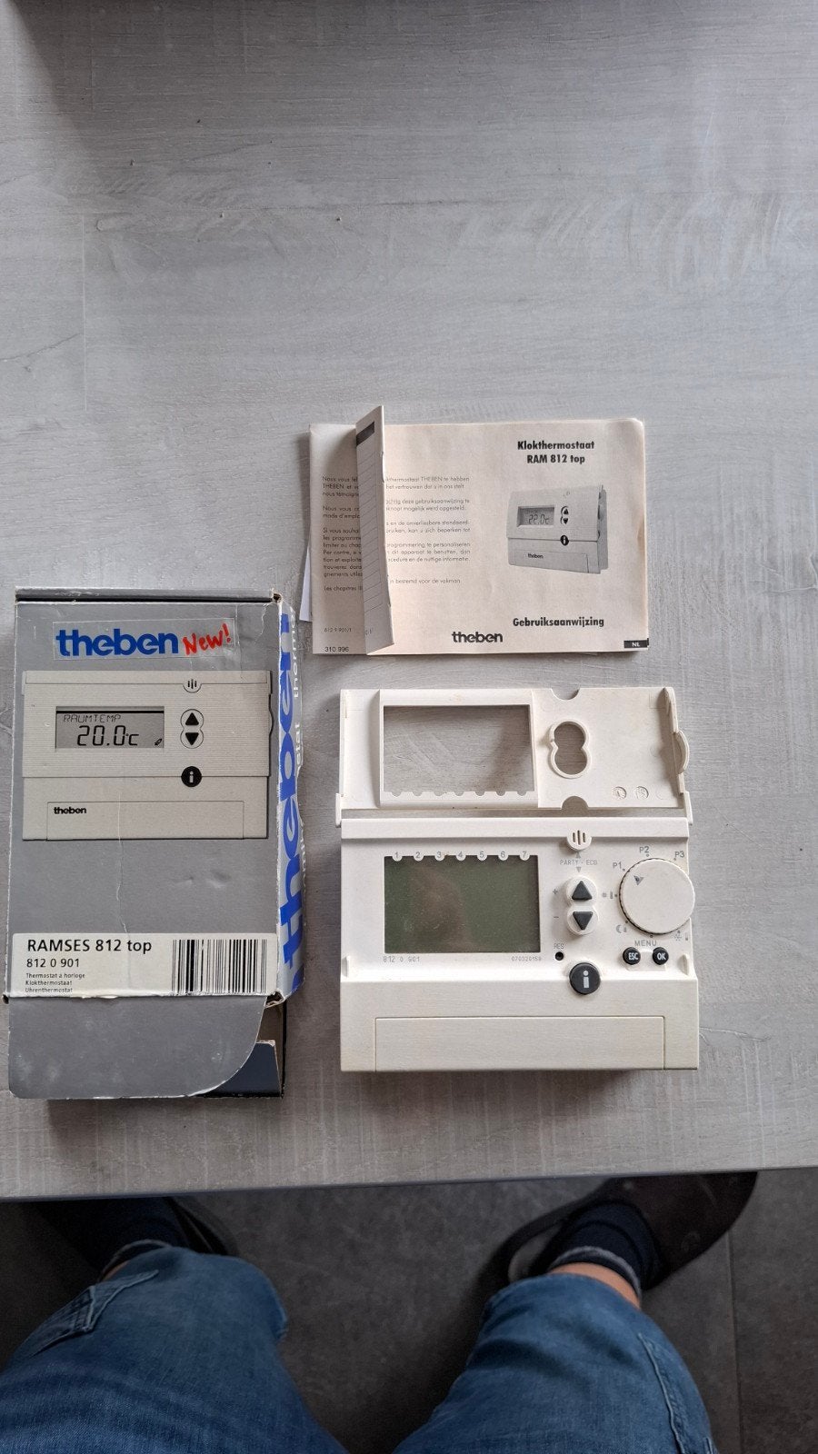 themostaat theben, Bricolage & Construction, Enlèvement
