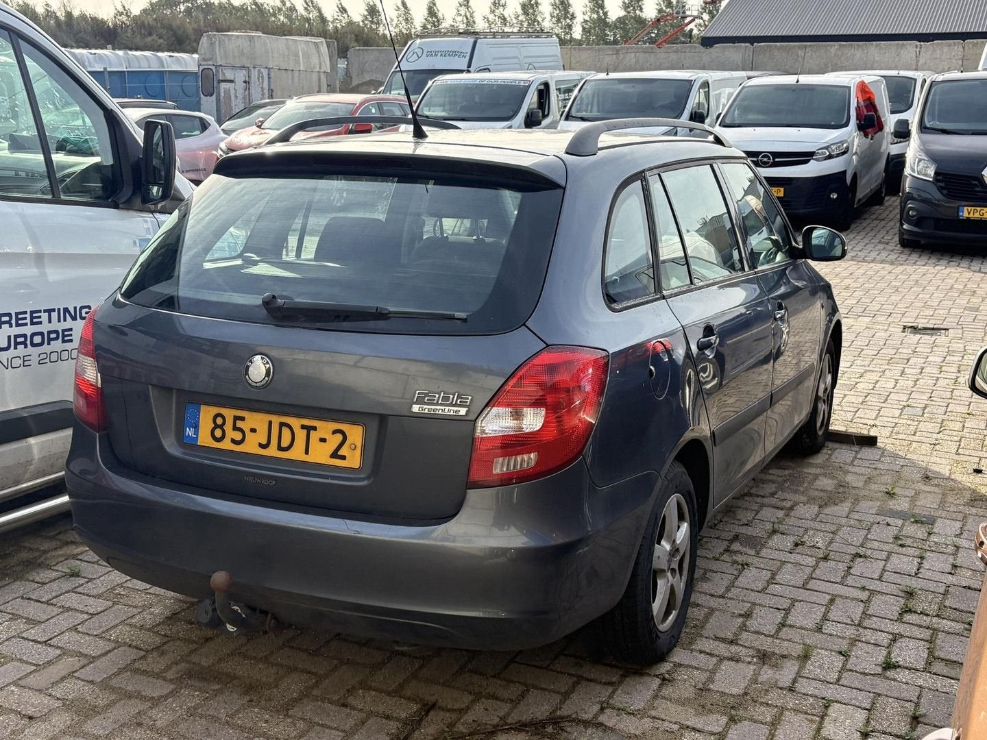 Skoda Fabia Combi 1.4 TDI Greenline | LET OP TURBO NIET 100%, Auto's, 109 g/km, Bedrijf, Grijs, Zilver of Grijs