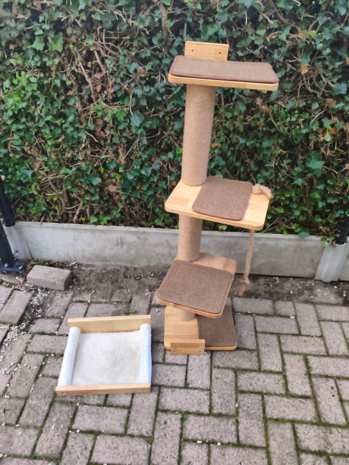 katten paal en hang mat, Dieren en Toebehoren, Ophalen, Gebruikt, Krabmeubel-onderdelen