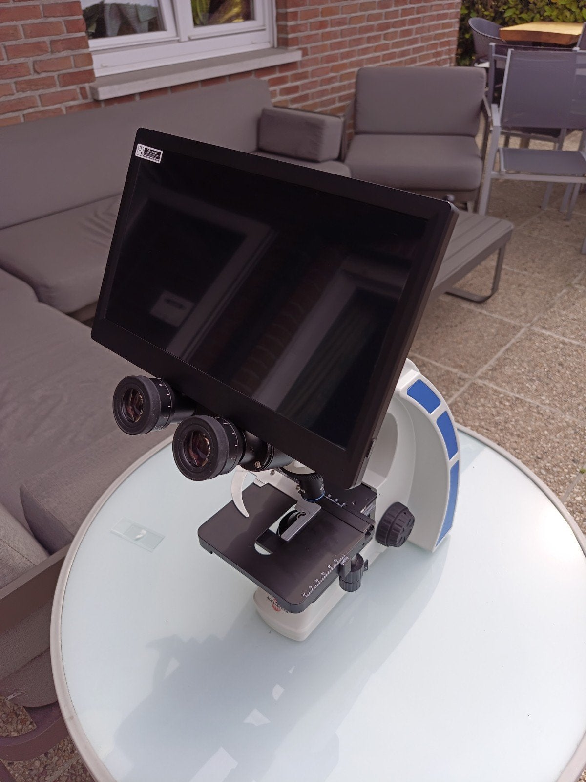 Microscoop Accu Scope 3000 LED + TFT, Audio, Tv en Foto, Optische apparatuur | Microscopen, Ophalen