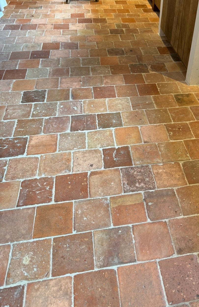 Oude terracotta tegels, Moins de 20 cm, Carrelage de sol, Enlèvement, Utilisé