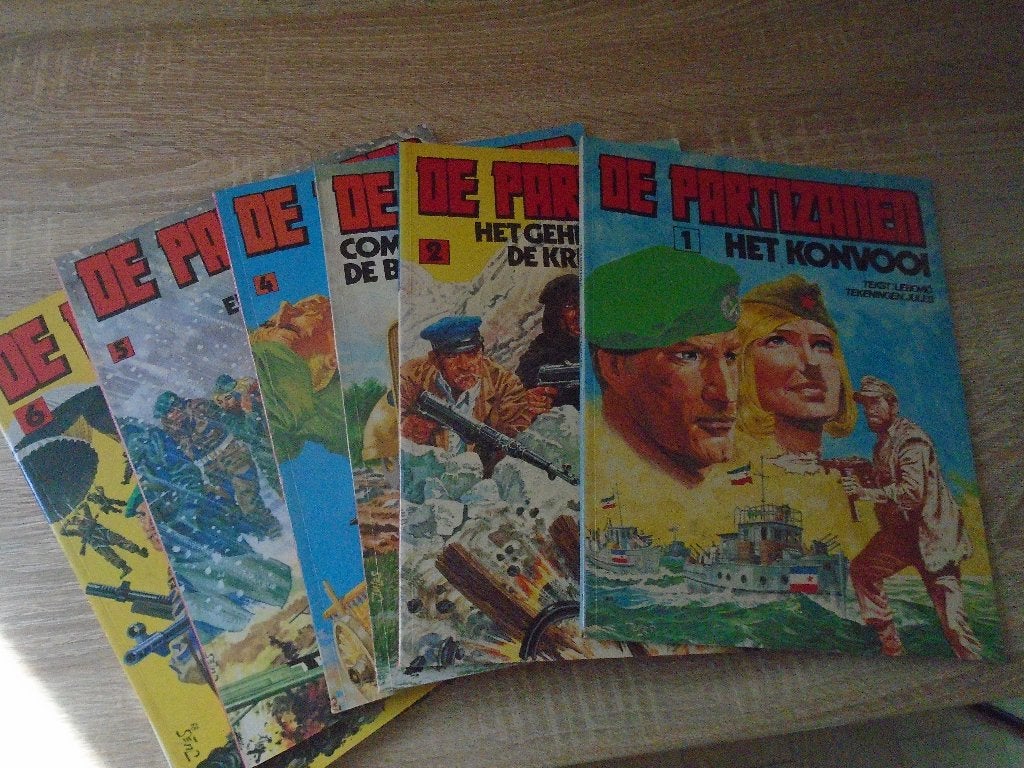 de partizanen, Boeken, Gelezen, Ophalen of Verzenden, Jules, Meerdere stripboeken