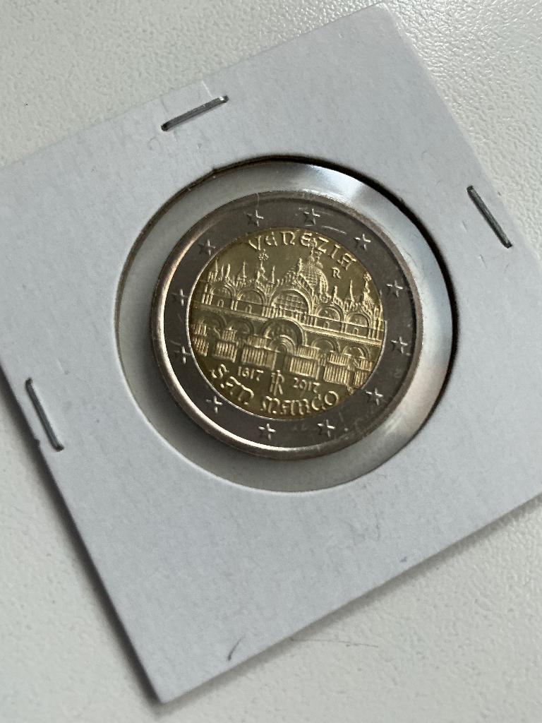 Twee euromunt Venetië SAN Marco, Postzegels en Munten, Munten | Europa | Euromunten, Ophalen, Italië, 2 euro, Losse munt