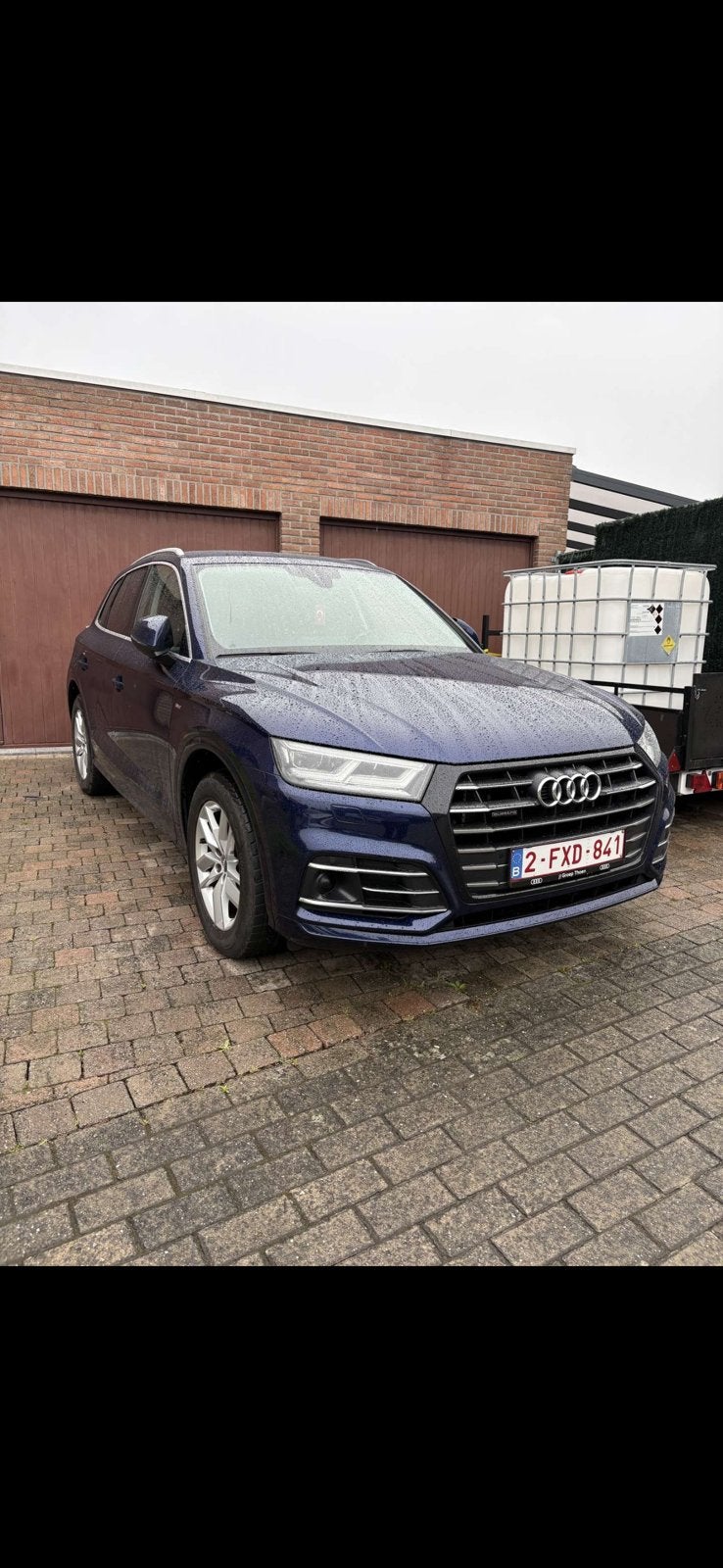 Audi Q5 PHEV 55 TFSI-E, Auto's, Q5, Blauw, Leder, SUV of Terreinwagen
