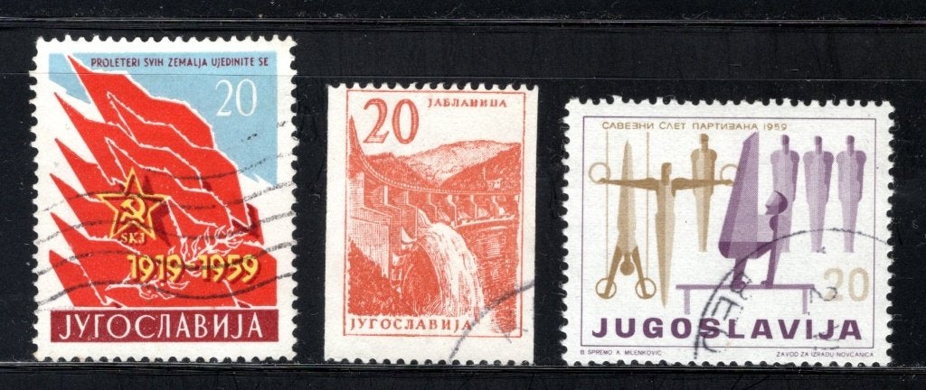 YOUGOSLAVIE Lot 1959 timbré, Envoi, Yougoslavie, Affranchi
