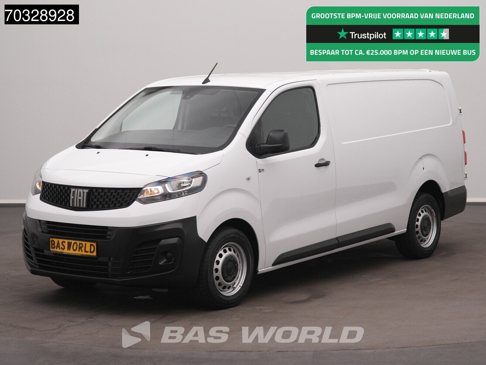 Fiat Scudo 102pk L3 XL Airco Cruise CarPlay L3H1 Long Airco, Auto's, 75 kW, Stof, Gebruikt, Euro 6
