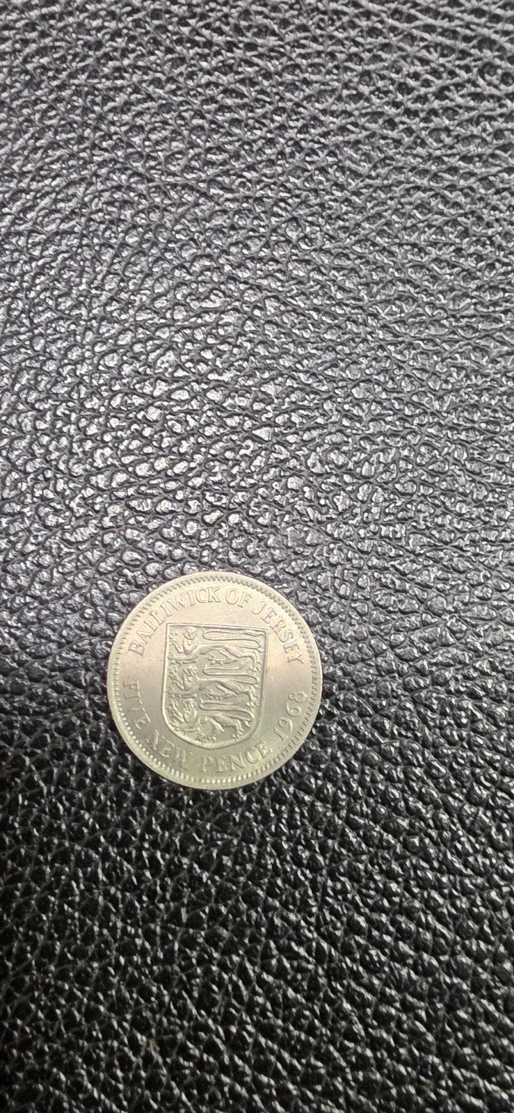 Jersey 5 new pence 1968    KM32, Postzegels en Munten, Ophalen of Verzenden