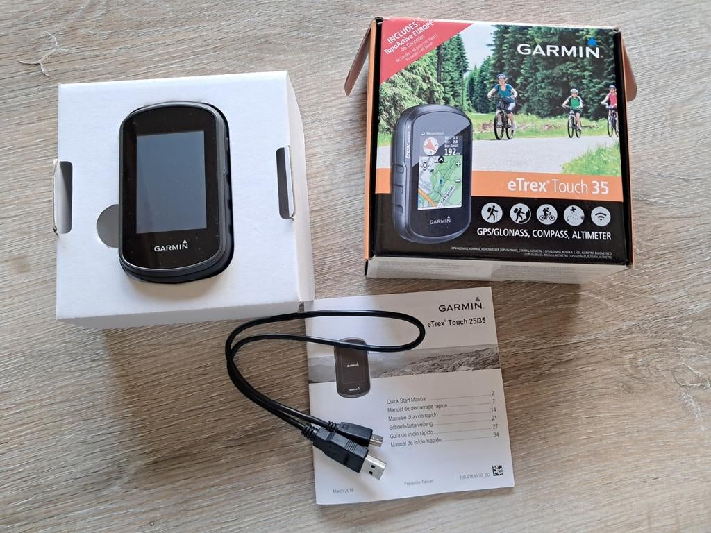 Garmin eTrex touch 35, Sport en Fitness, Ophalen, Zo goed als nieuw