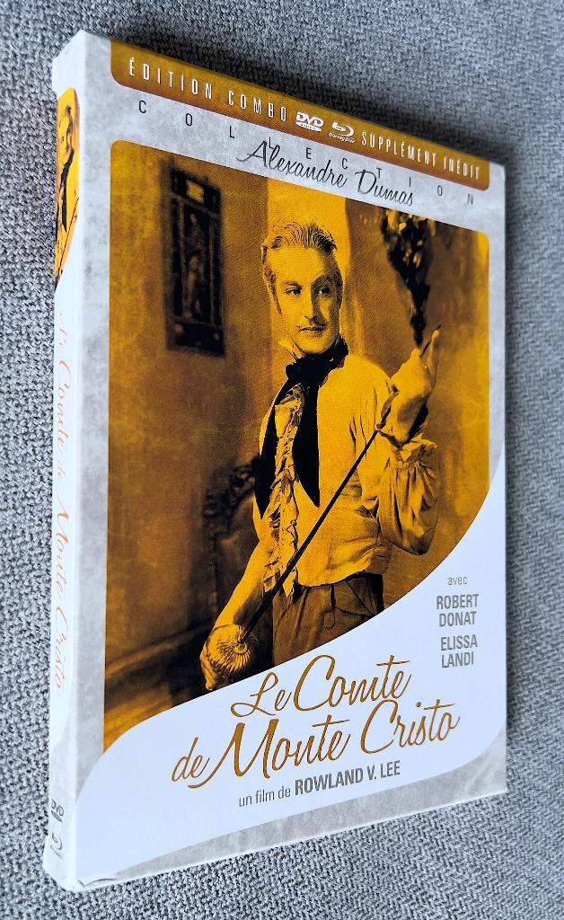 THE COUNT OF MONTE CRISTO (1934) BLURAY + DVD // Staat Nieuw, Ophalen of Verzenden, Zo goed als nieuw, Klassiekers