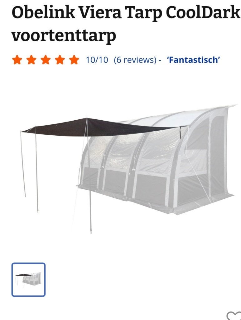 Obelink Viera Tarp, Ophalen of Verzenden, Nieuw, Overige merken