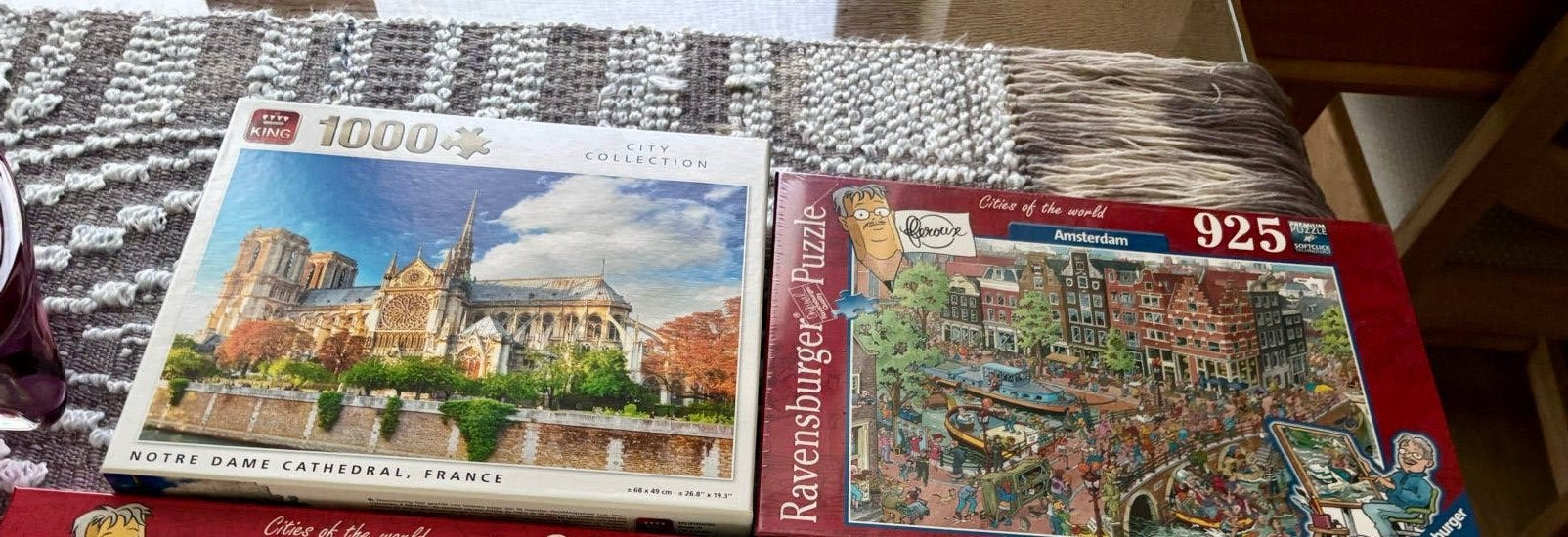 3 puzzels, Ophalen, Zo goed als nieuw