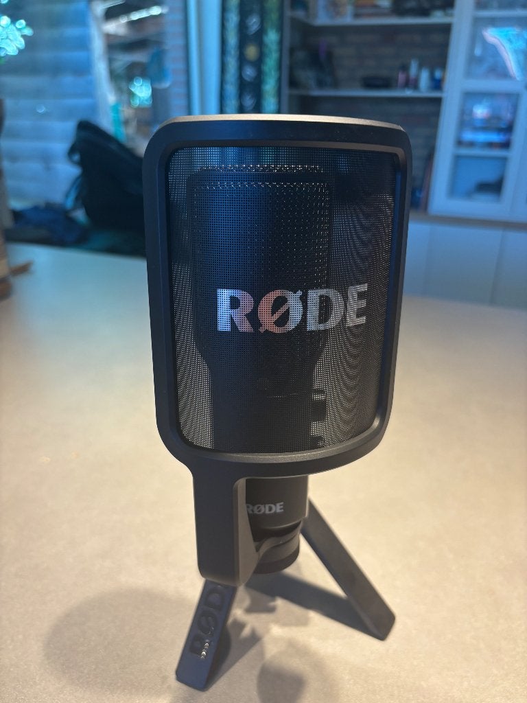 mic Rode NT-USB+, Ophalen of Verzenden, Zo goed als nieuw, Studiomicrofoon