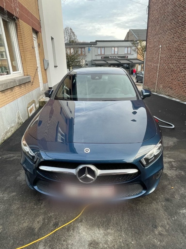 Mercedes A180D, Adaptive Cruise Control, Euro 6, Blauw, Leder en Stof