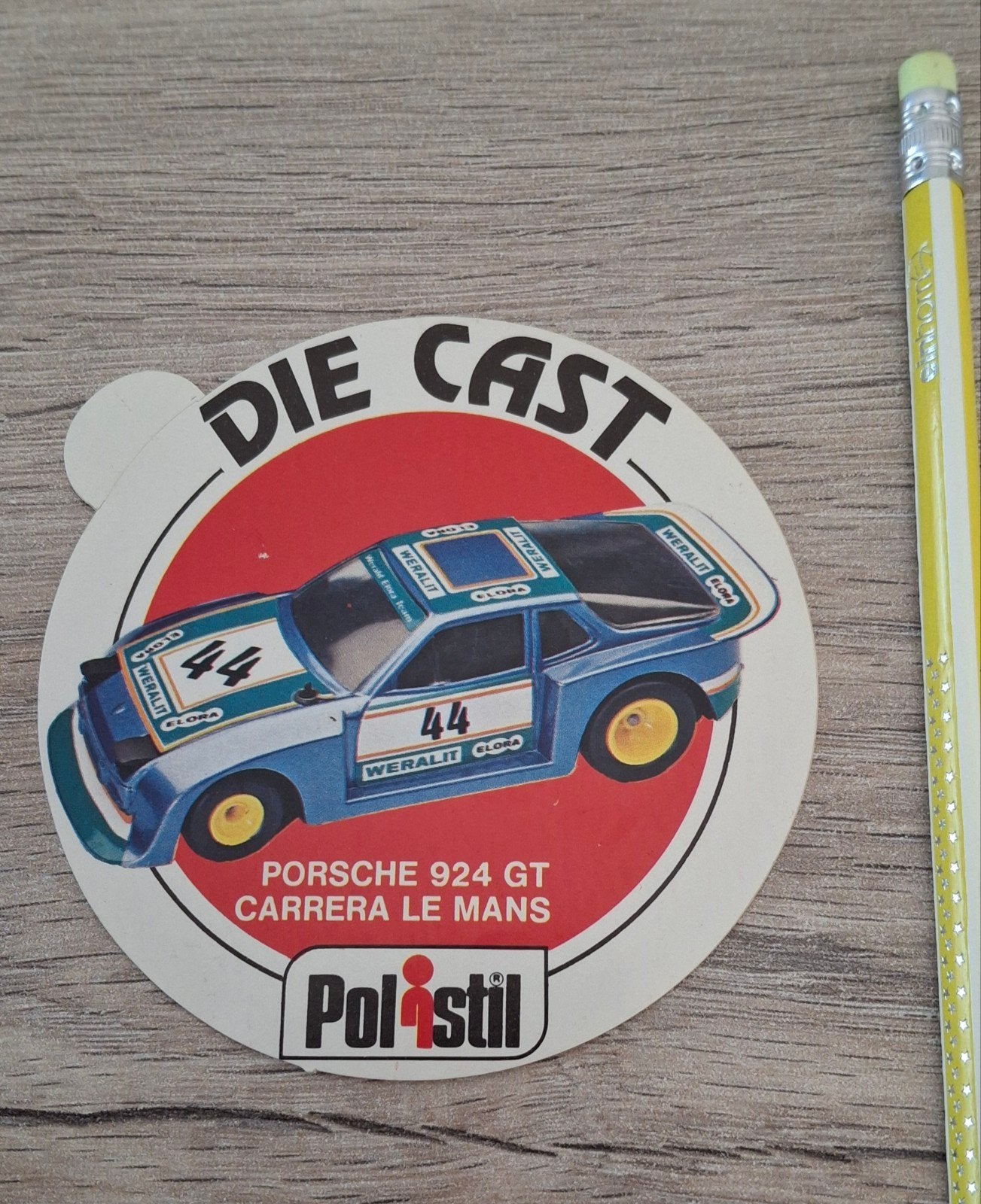 Autocollant vintage pour Porsche GT Carrera Le Mans moulé so, Enlèvement ou Envoi, Comme neuf, Voiture ou Moto