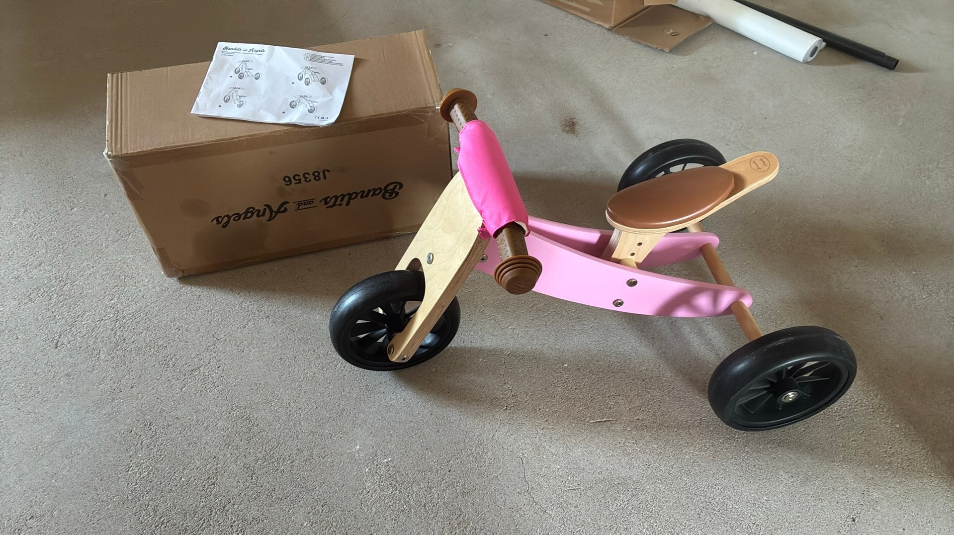 Smartbike 4 in 1 - Bandit and Angels, Ophalen, Zo goed als nieuw, Loopfiets
