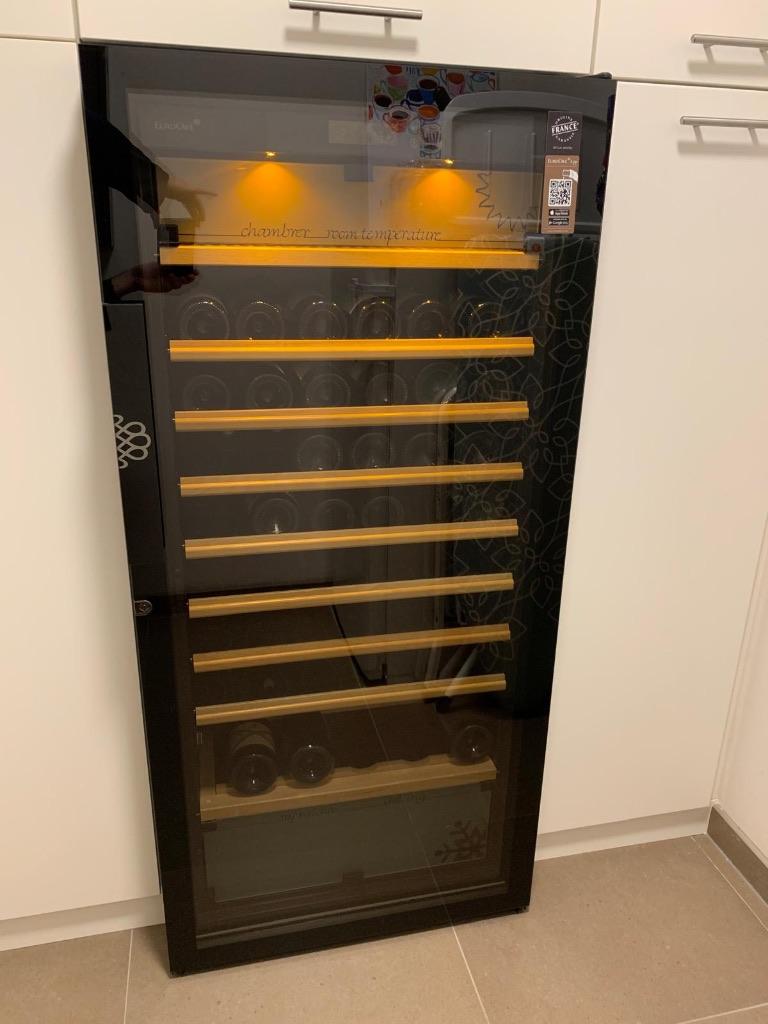 Wijnklimaatkast "EuroCave", Ophalen, Zonder vriesvak, 60 cm of meer, Zo goed als nieuw