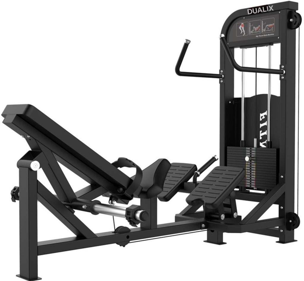 Goupille de poussée Dualix à double fessier, chargée 120 kg, Sports & Fitness, Équipement de fitness, Enlèvement ou Envoi, Neuf