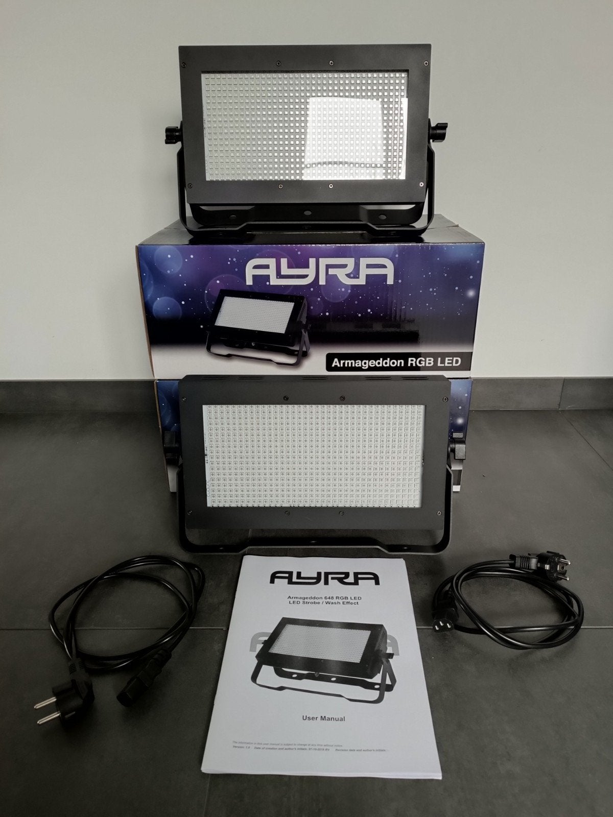 Ayra Armageddon 648 RGB LED (set van 2), Musique & Instruments, Lumières & Lasers, Enlèvement, Comme neuf, Lumières, Couleur