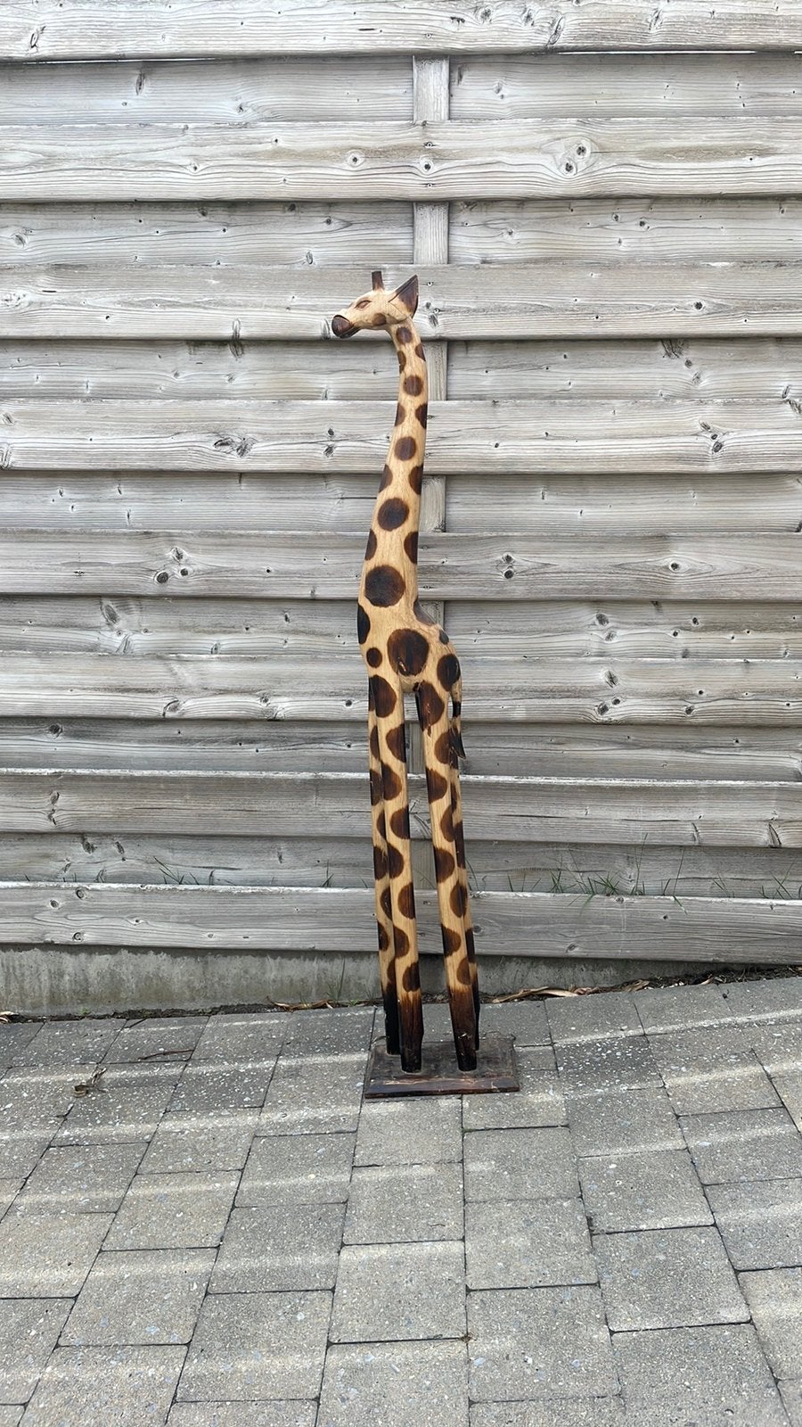 Houten giraffe 120 cm 20 euro, Maison & Meubles, Accessoires pour la Maison | Porte-bouteilles, Enlèvement, Comme neuf