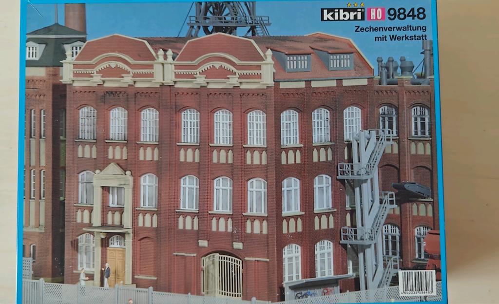 Bâtiment de l'usine Kibri HO 9848, Hobby & Loisirs créatifs, Enlèvement ou Envoi