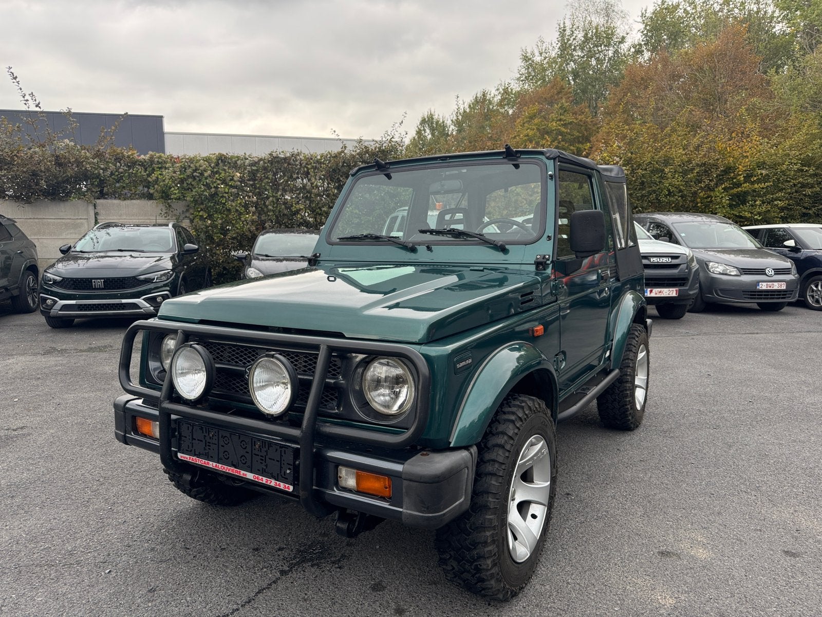 Suzuki Samurai SJ413, Auto's, Stof, Zwart, 1293 cc, Cabriolet