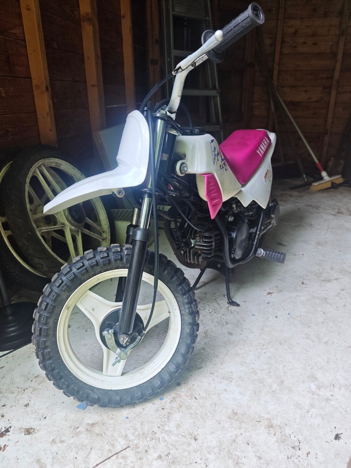 Yamaha pw50, Ophalen