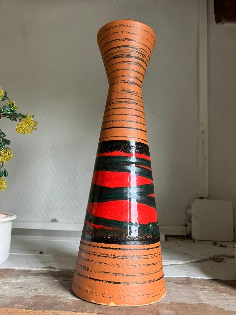 Fat lava vaas, Antiek en Kunst, Verzenden