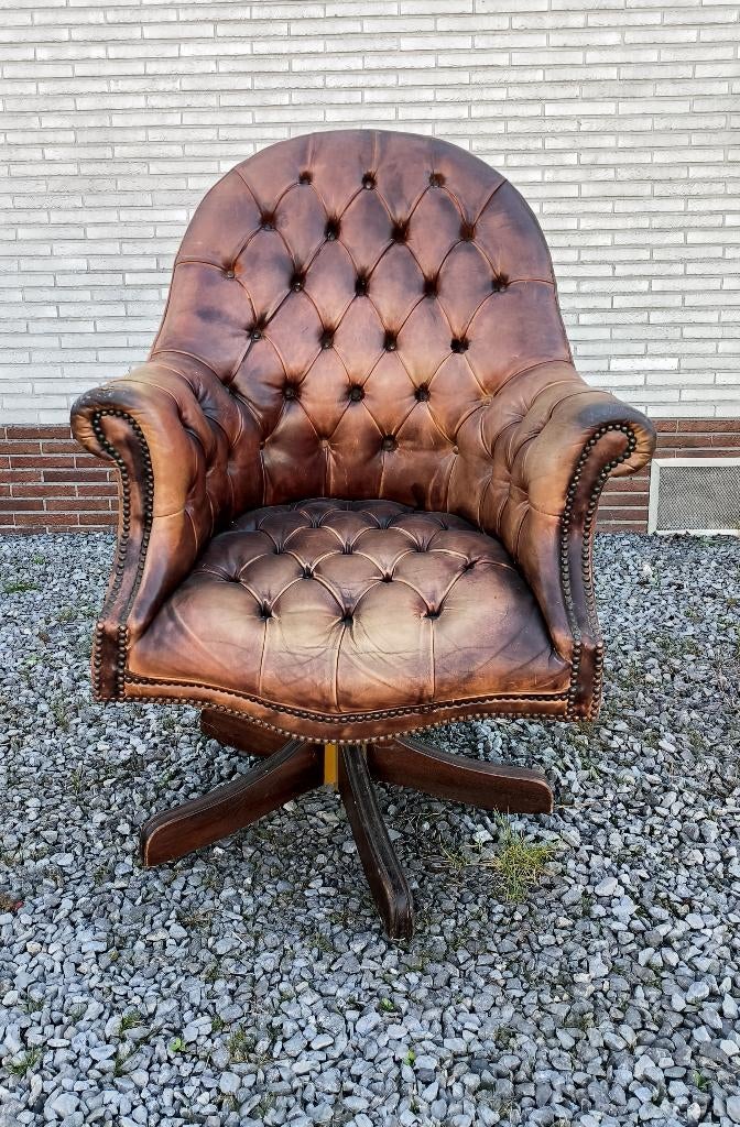 Chaise de bureau Chesterfield, Enlèvement, Utilisé, Chaise de bureau