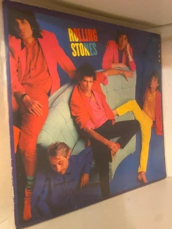 The Rolling Stones – Dirty Work - Europe 1986 (J), Hard rock, LP, Avec pochette intérieure, Utilisé