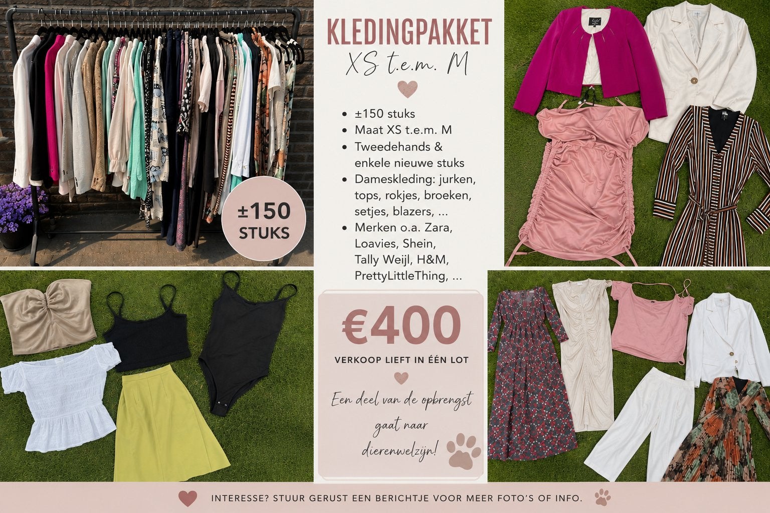 Zeer groot lot dameskleding mt fs tem m / 150 stuks, Vêtements | Femmes, Packs de vêtements pour femmes, Enlèvement, Comme neuf