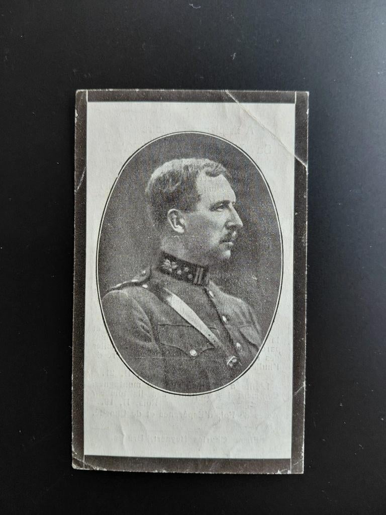 Bidprent Koning Albert I, Verzamelen, Bidprentjes en Rouwkaarten, Verzenden, Bidprentje