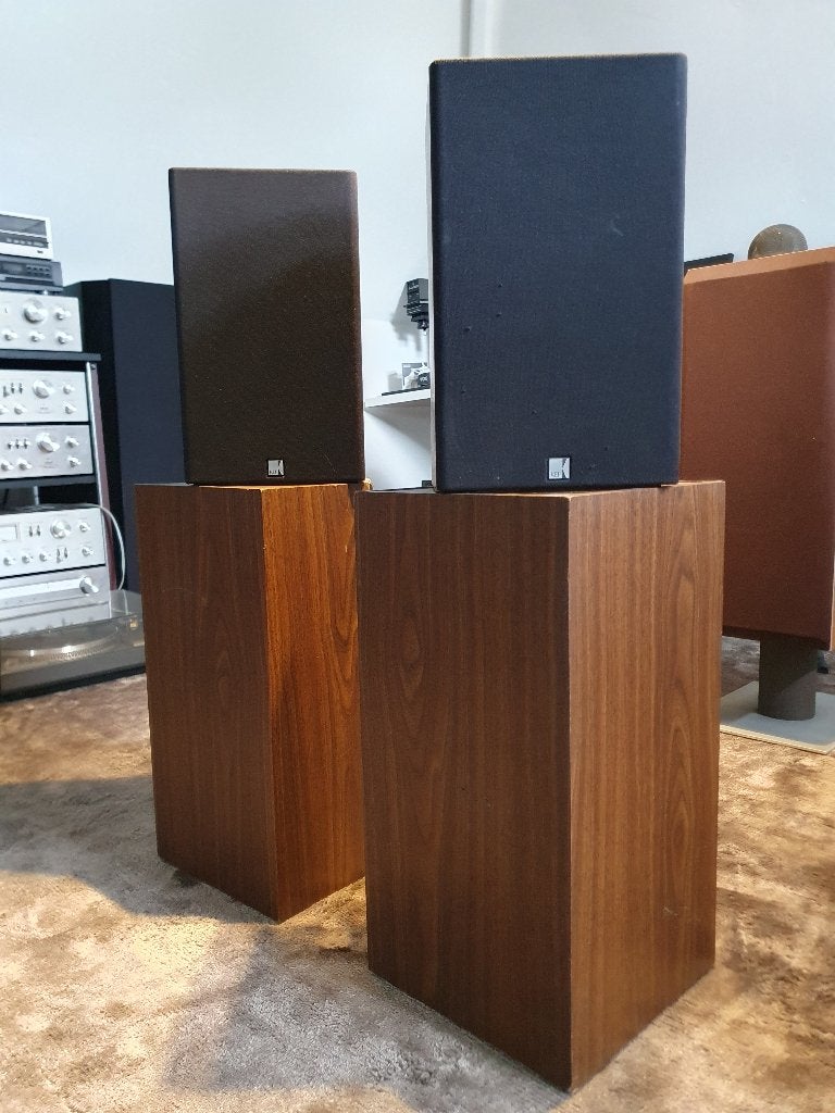 Kef C25 et C200 SW enceintes vintage et caissons de basse, TV, Hi-fi & Vidéo, Enlèvement, Utilisé, KEF
