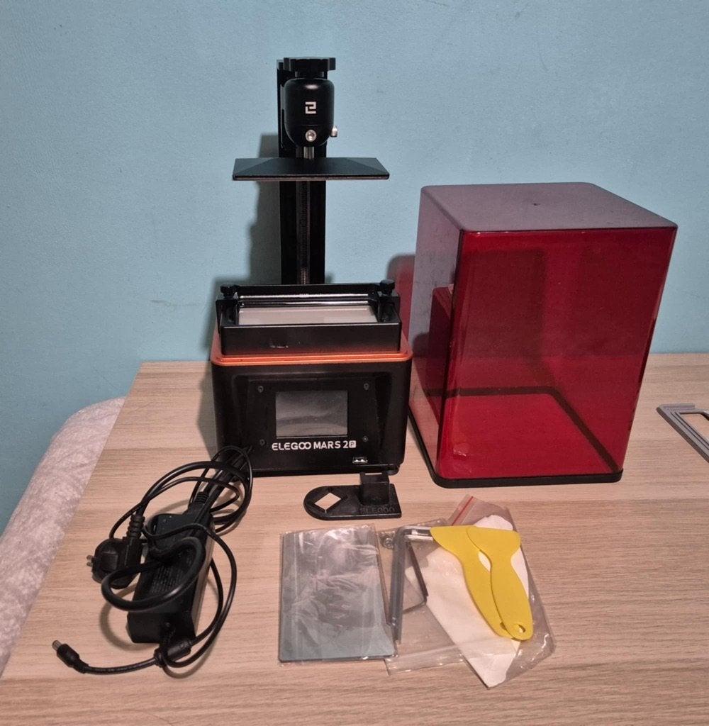 Elegoo Mars 2 Pro + Elegoo Mercury Plus, Computers en Software, 3D Printers, Ophalen, Elegoo, Resin/Hars, Zo goed als nieuw