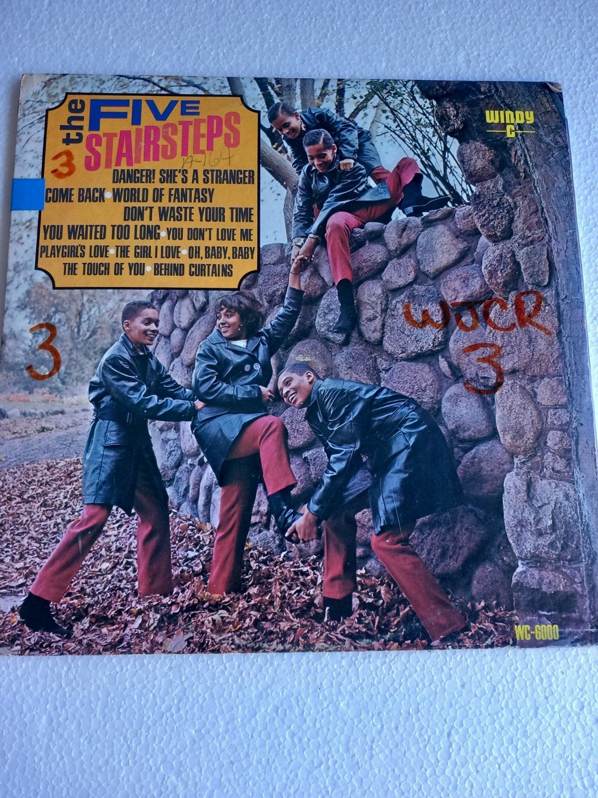 THE FIVE STAIRSTEPS. DANGER SHE'S A STRANGER. 1967 USA LP, LP
