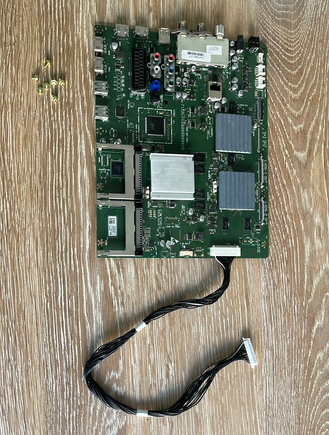 Moederbord van een Philips 55PFS8109/12 tv, Enlèvement, Utilisé