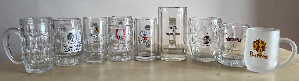 Lot de 47 verres à bière (Leffe, Duvel, Brugge Tripel, etc.), Collections, Enlèvement, Utilisé, Verre ou Verres, Autres marques