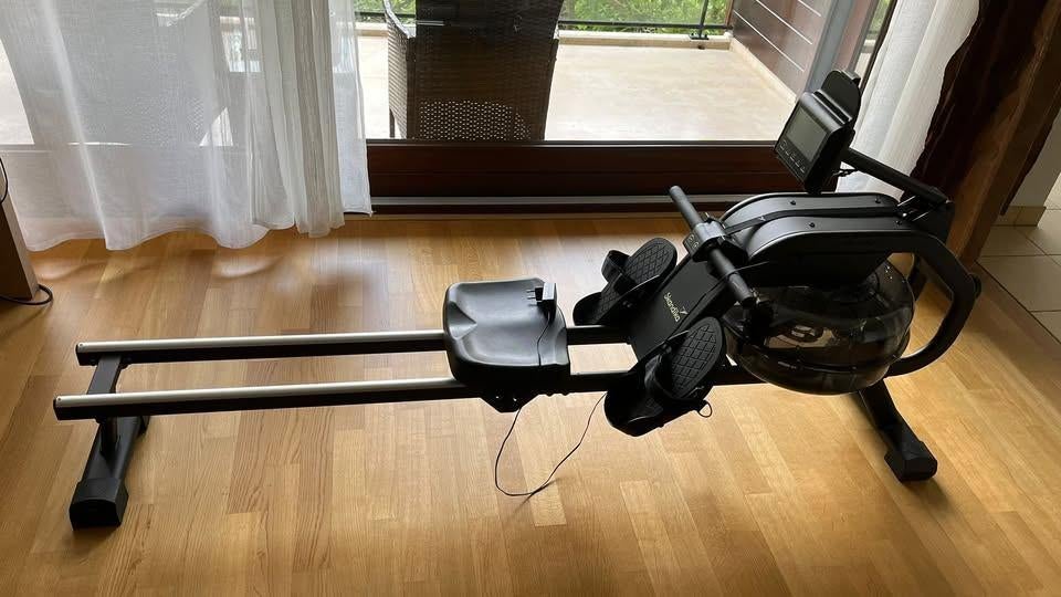 Rameur Skandika Nemo II Hybrid – très bon état –, Enlèvement, Utilisé, Aluminium, Rameur