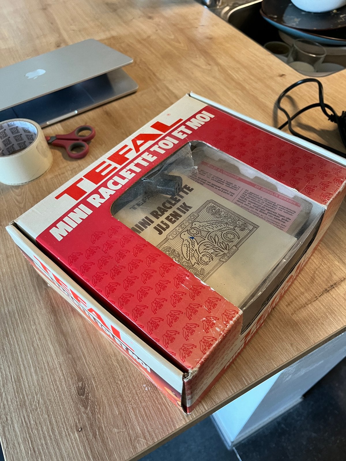 VINTAGE tefal raclette toi et moi nieuw, Electroménager, Enlèvement, Neuf