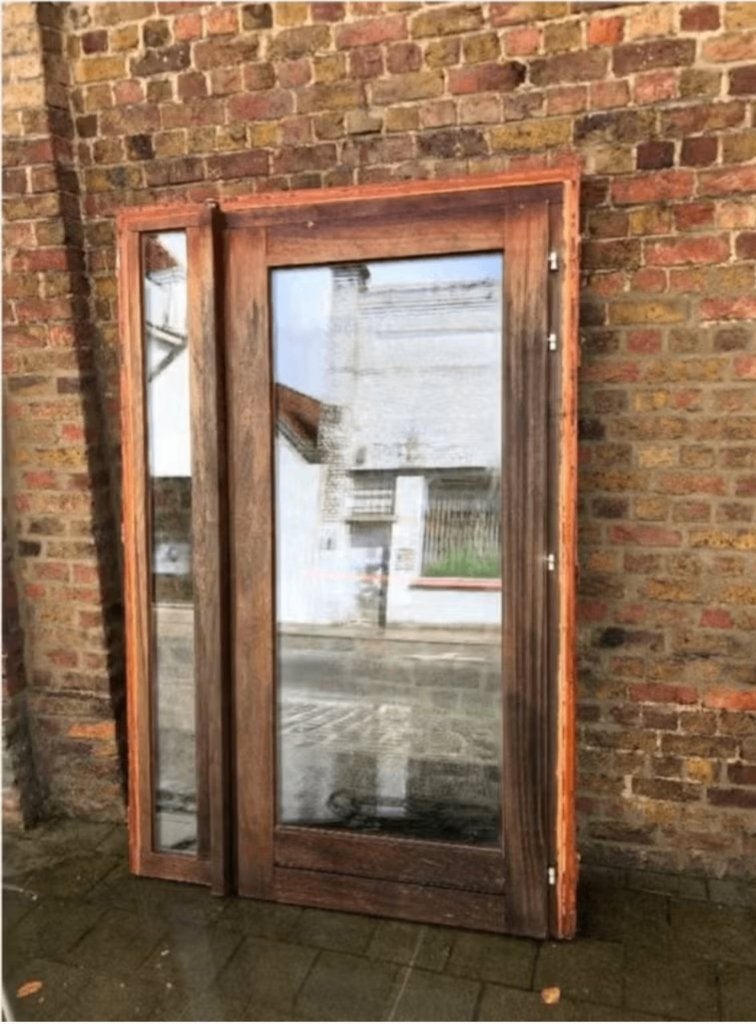 nood deur nooddeur met paniek slot, Doe-het-zelf en Bouw, Ophalen, Glas