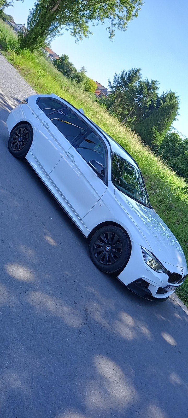 4 bmw stalen velgen met deksel zwart plastidip, Auto-onderdelen, Ophalen, Band(en)