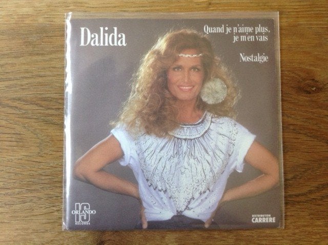single dalida, Enlèvement ou Envoi, Pop, Housse de protection extérieure, 7 inch