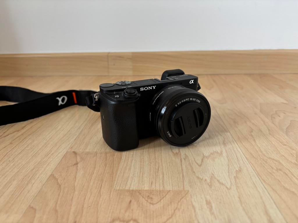 Sony camera Alpha A6300 Set 4K 16-50mm + 128GB SD+Statief, Ophalen, Zo goed als nieuw, Sony