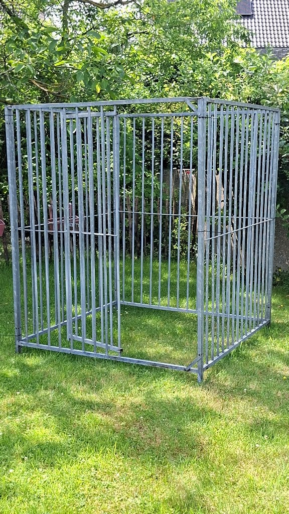 Hondenren ( hondenkennel) Gegalvaniseerd, Dieren en Toebehoren, Hondenhokken, Ophalen, Gebruikt, Hondenkennel