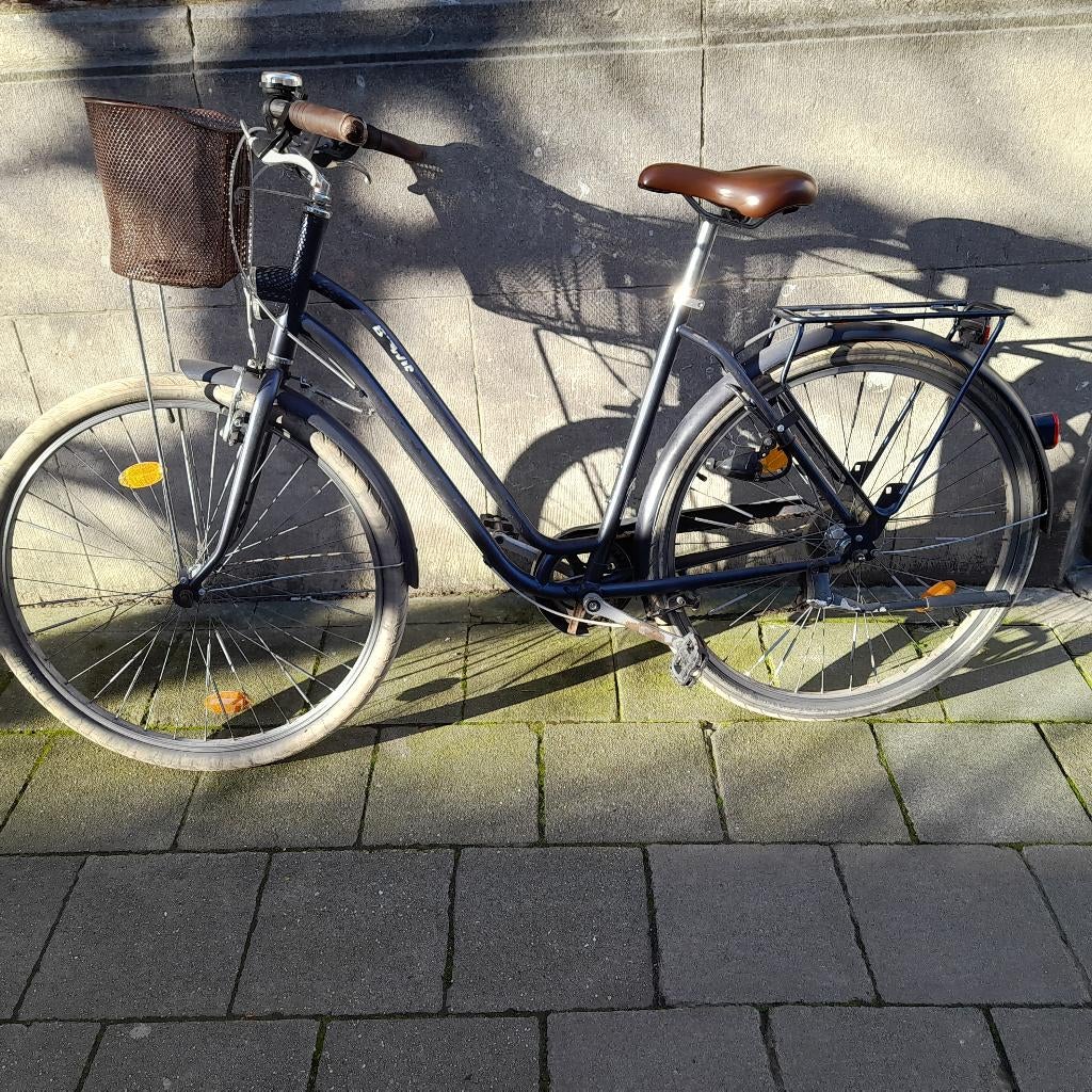 Vélo dames décathlon, Accès (extra) bas, Autres marques, Frein sur jante, 53 à 56 cm