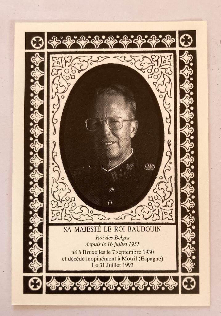 Afbeelding van Koning Boudewijn, Verzamelen, Koningshuis en Royalty, Verzenden, Nieuw